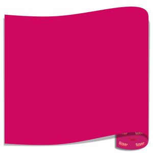 Siser EasyWeed Stretch Heat Transfer Vinyl (HTV) 15" x 12" Sheet - Passion Pink - Swing Design