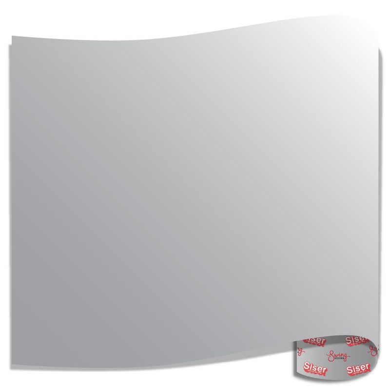 Siser EasyWeed Stretch Heat Transfer Vinyl (HTV) 15" x 12" Sheet - Silver - Swing Design