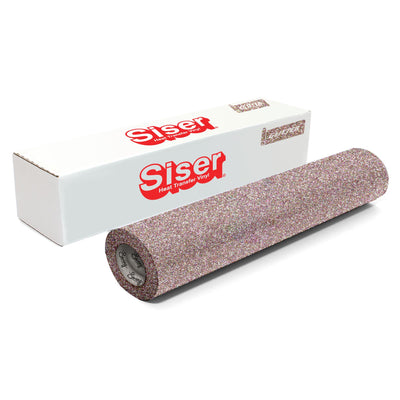 Siser Glitter Heat Transfer Vinyl (HTV) 20" x 150 ft Roll - 47 Colors Available Siser Heat Transfer Siser Confetti 