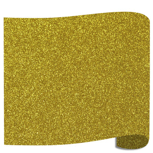 Siser Glitter Heat Transfer Vinyl (HTV) - Gold - Swing Design