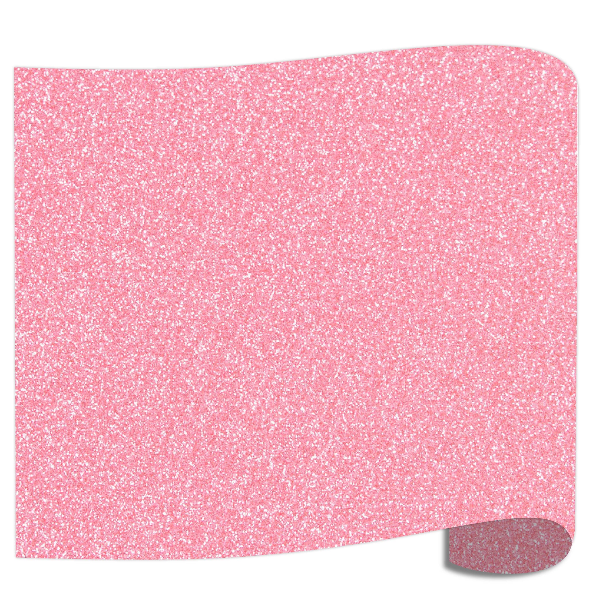 Hot Pink Glitter HTV 12” x 19.5” Sheet - Heat Transfer Vinyl