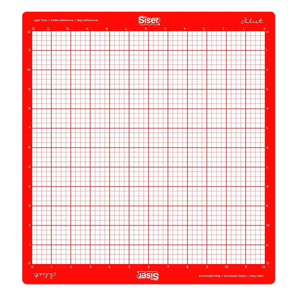 Siser Juliet Light Tack Cutting Mat - Red 12" x 12" Siser Bundles Siser 