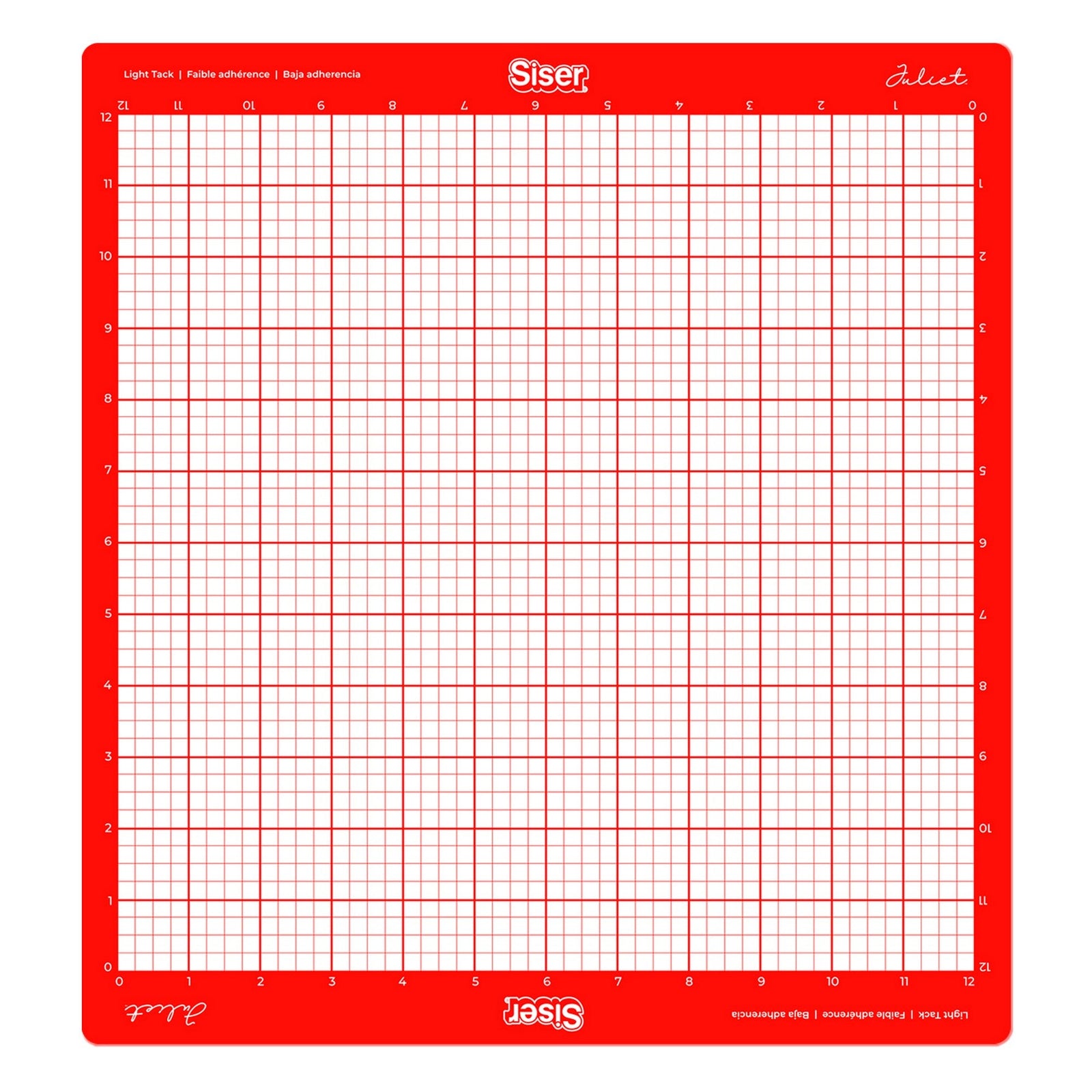 Siser Juliet Light Tack Cutting Mat - Red 12" x 12" Siser Bundles Siser 