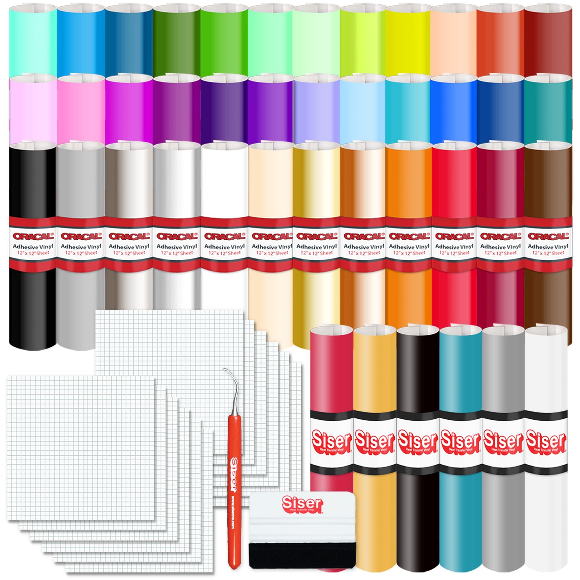 ORACAL 651 Color Chart Oracle 651 Permanent Vinyl Color Guide, 2 Ready to  Use Jpg's Fully Editable Canva Template, All Colors 