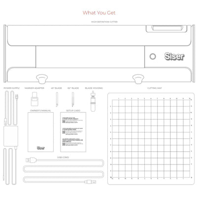 Siser Romeo 24" Vinyl Cutter Base Machine Bundle Siser 