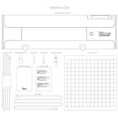 Siser Romeo 24" Vinyl Cutter Bundle with Additional Mats & Cutting Blades Siser Bundles Siser 
