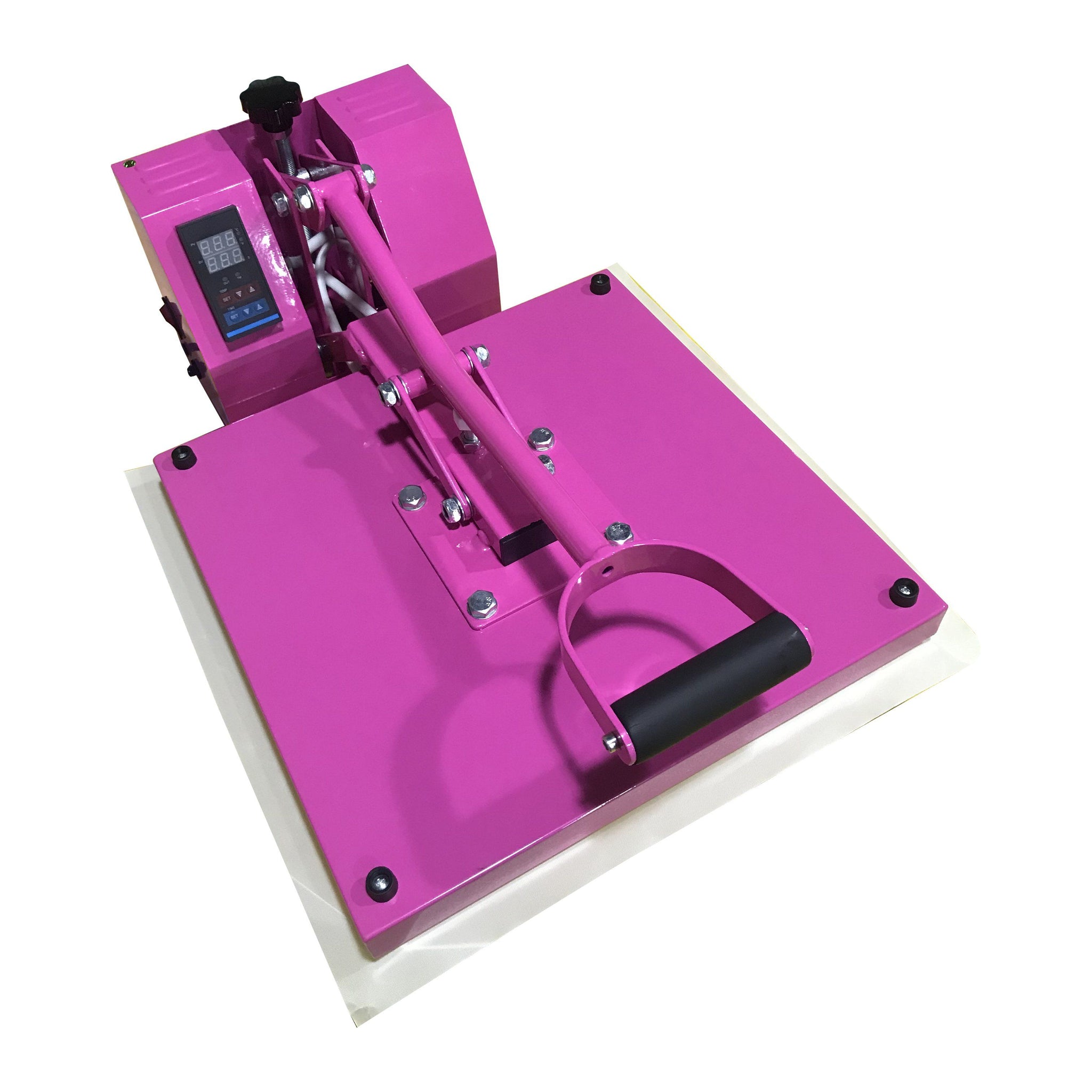 BetterSub Print T-Shirt Machine DIY Digital Industrial Quality Heat Press  Machine Clamshell Transfer Sublimation Print Press Machine 15''x 15'' Pink