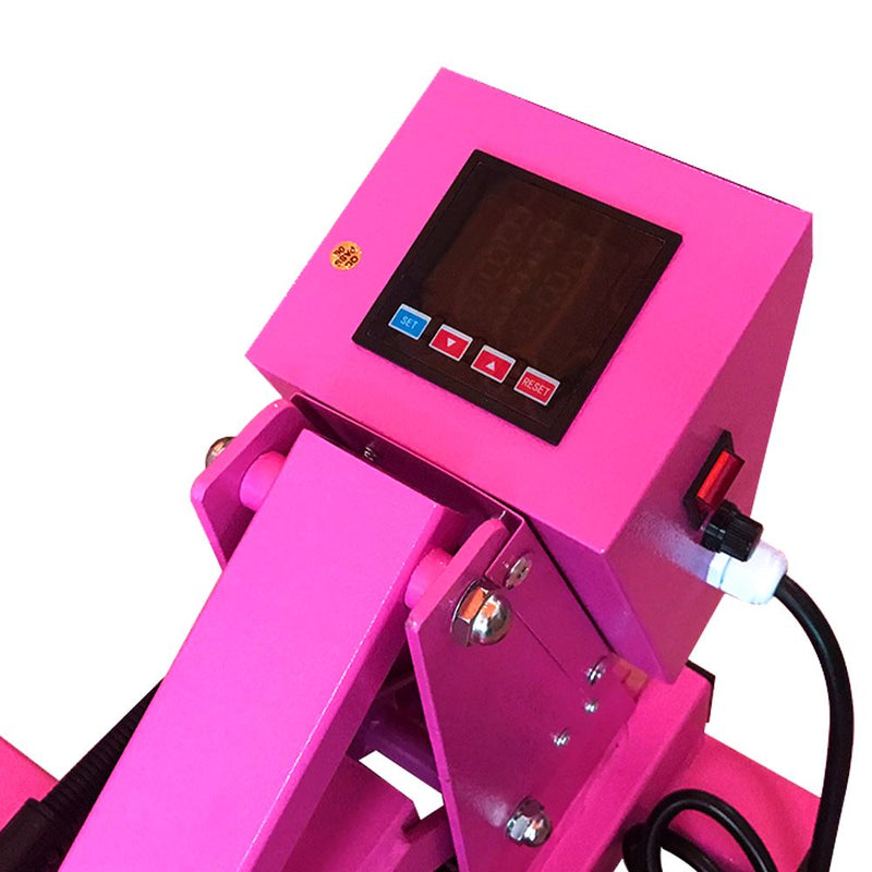 Swing Design 15" x 15" PRO Slide Out Heat Press - Pink Heat Press Swing Design 