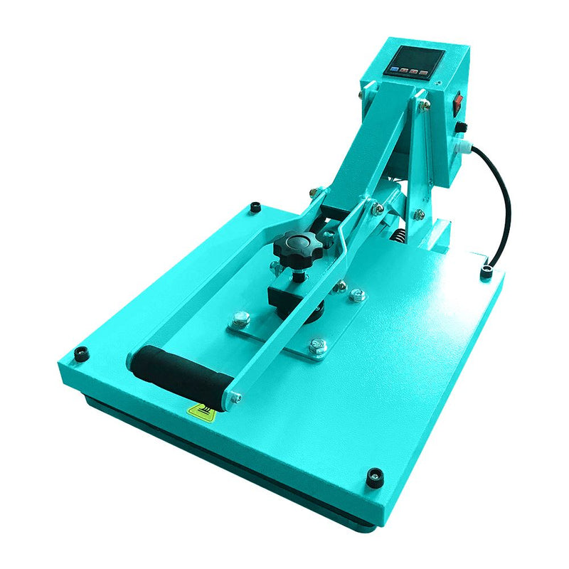 Swing Design 15" x 15" PRO Slide Out Heat Press - Turquoise Heat Press Swing Design 