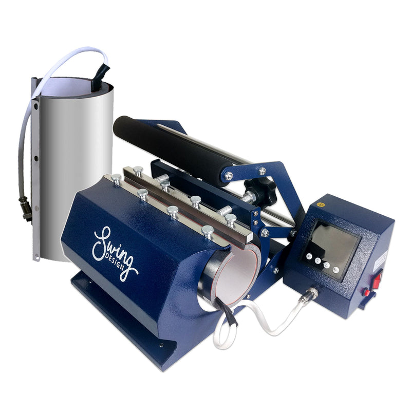 Swing Design 20oz & 30oz Tumbler Press Bundle - Navy Heat Press Swing Design 