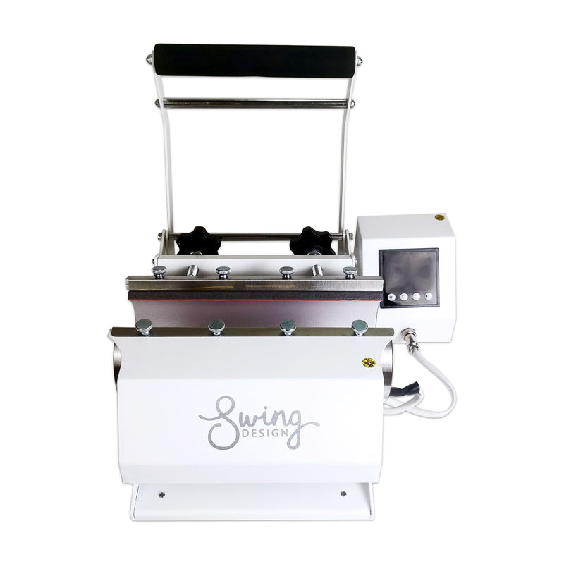 Swing Design 20oz & 30oz Tumbler Press - White Heat Press Swing Design 