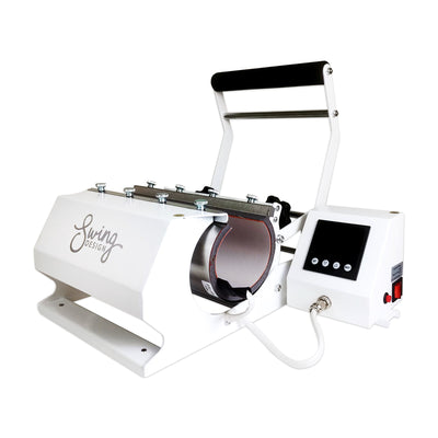 Swing Design 20oz & 30oz Tumbler Press - White Heat Press Swing Design 