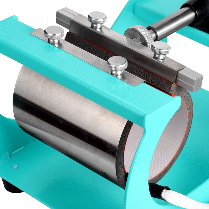 Swing Design 4-in-1 Mug, Cup, & Bottle Heat Press - Turquoise Heat Press Swing Design 