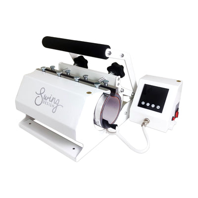 Swing Design 7-in-1 Tumbler Press 20oz/30oz Bundle - White Heat Press Swing Design 