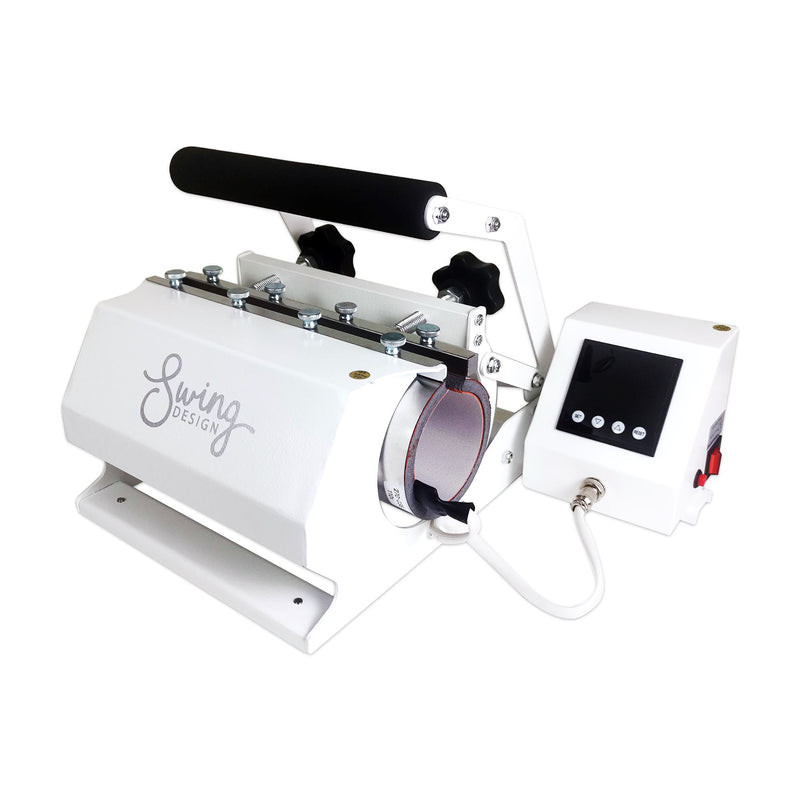 Swing Design 7-in-1 Tumbler Press 20oz/30oz Bundle - White Heat Press Swing Design 