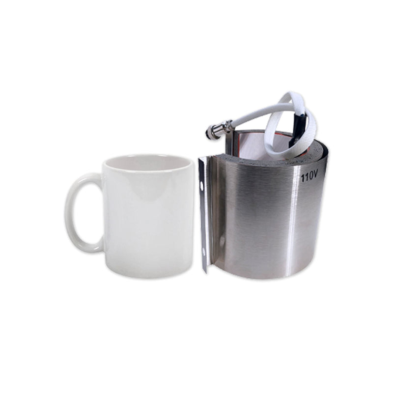 Swing Design Tumbler Attachment - Cylindrical 11oz Heat Press Swing Design 