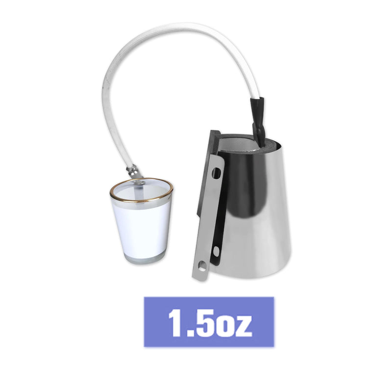 Swing Design Tumbler Attachment - Tapered 1.5oz Shot Glass Heat Press Swing Design 