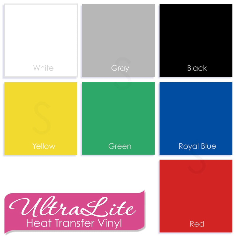 UltraLite Heat Transfer Vinyl (HTV) by Siser - Thinner Than Easyweed - 15" x 12" Sheet - Swing Design