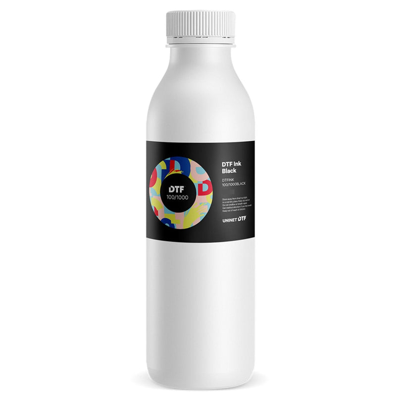 Uninet 100/1000 Direct to Film (DTF) Black Ink - 1 Liter DTF Bundles UniNET 