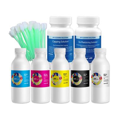 Uninet 100/1000 Direct to Film (DTF) Ink &amp; Cleaning Supplies Bundle DTF Bundles UniNET 