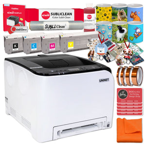 Uninet IColor 350 Digital Laser Dye Sublimation Printer & Blank Bundle Uninet Bundle UniNET 