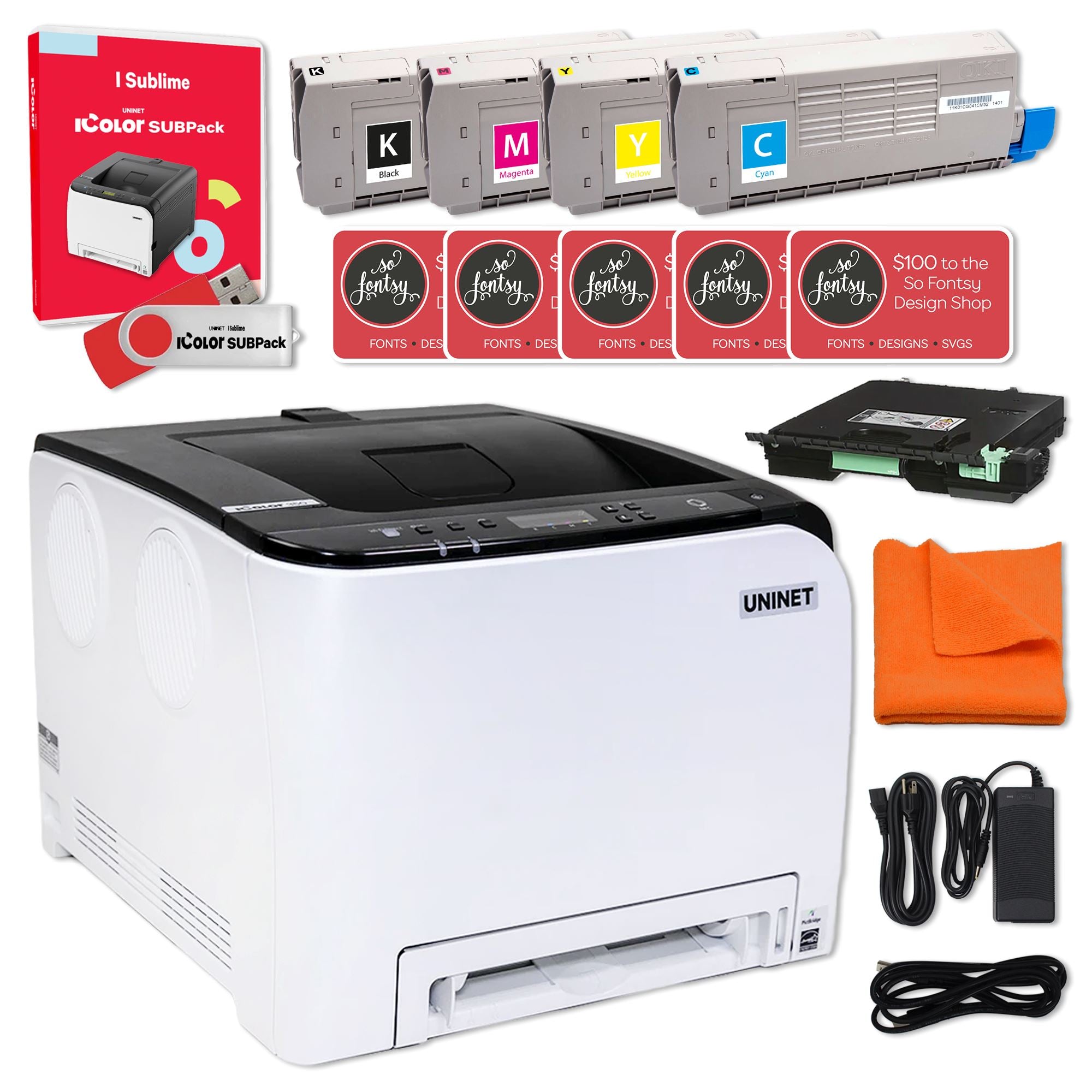 Uninet IColor 350 Digital Laser Dye Sublimation Printer Uninet Bundle UniNET 