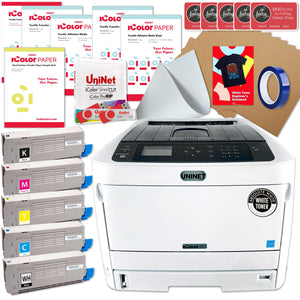 Uninet IColor 650 Business Bundle w/ 8-in-1 Press, Media, $1044 Software Uninet Bundle UniNET 