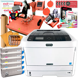 Uninet IColor 650 Business Bundle w/ 8-in-1 Press, Media, $1044 Software Uninet Bundle UniNET Icolor 650 Bundle w/ Coral Heat Press 