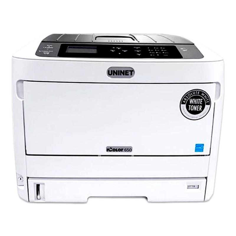 Uninet IColor 650 White Toner Printer Business Bundle w/ Media, $1044 Software Sublimation Bundle UniNET 