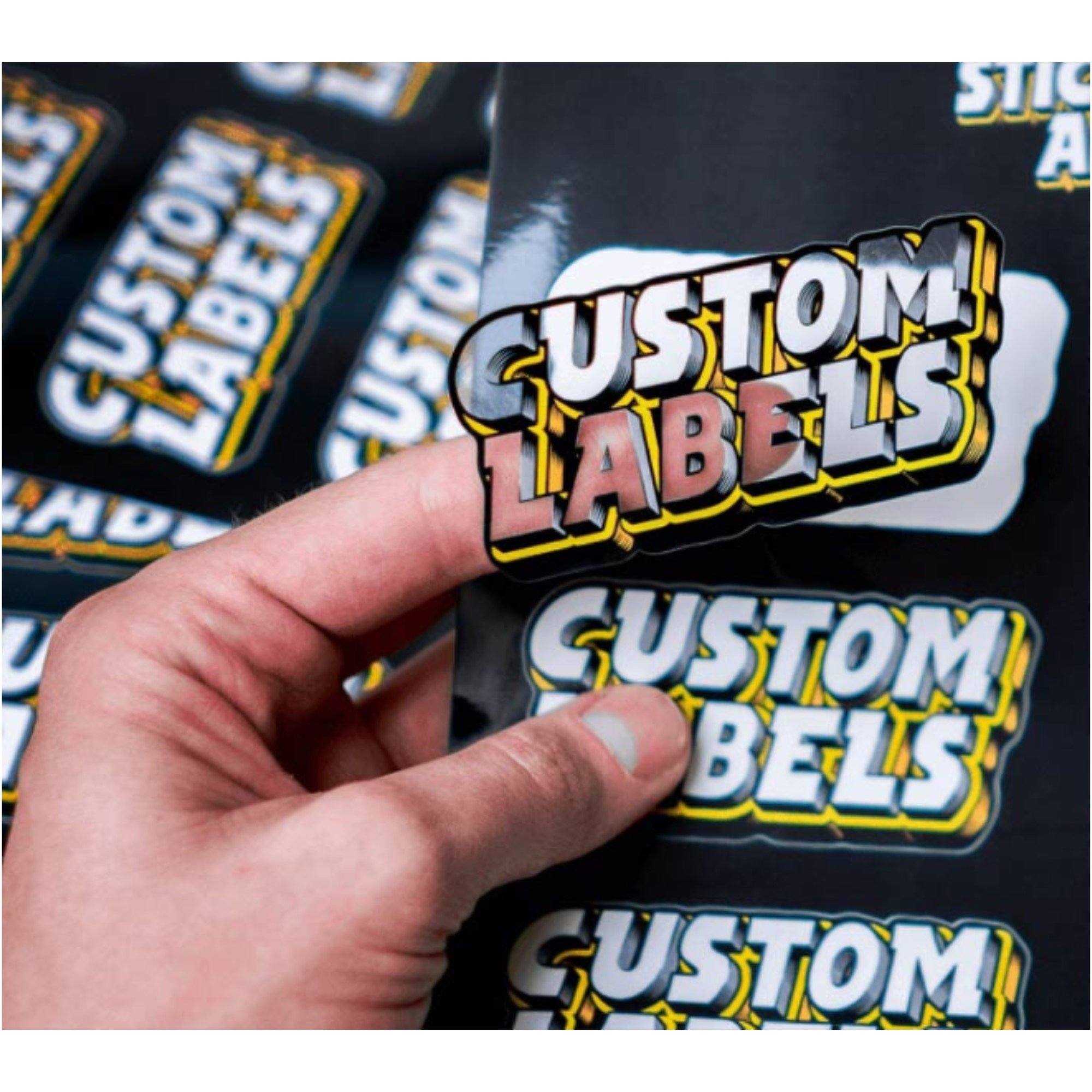 Transparent Custom Stickers, Universal Print & Copy