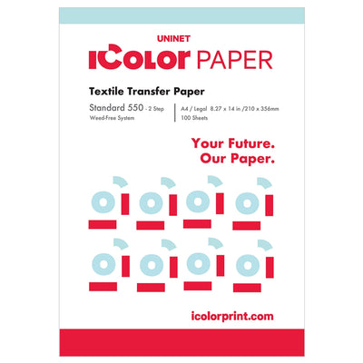 Uninet iColor Standard 2 Step Media - 8.27" x 14" Sublimation Bundle UniNET 