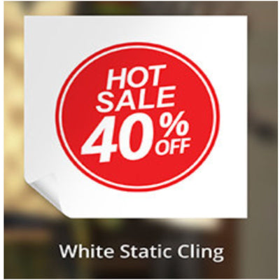 Uninet iColor White Window Cling Sheets - 11" x 17" - 25 Pack Sublimation Bundle UniNET 