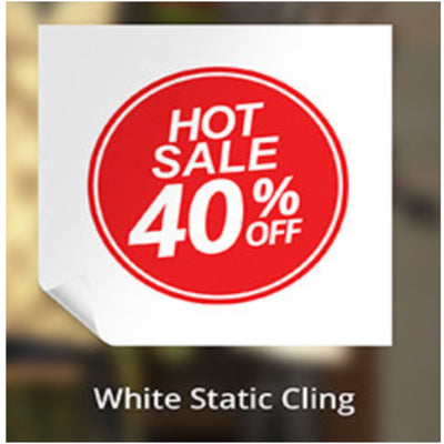 Uninet iColor White Window Cling Sheets - 8.5" x 11" - 25 Pack Sublimation Bundle UniNET 