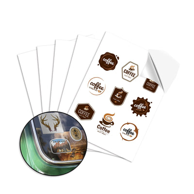 Uninet iColor White Window Cling Sheets - 8.5" x 11" - 25 Pack Sublimation Bundle UniNET 