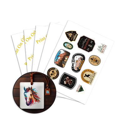 Uninet iColor Wood and Leather 1-Step Hard Surface Transfer Paper - 8.5" x 11" - 100 Pack Sublimation Bundle UniNET 