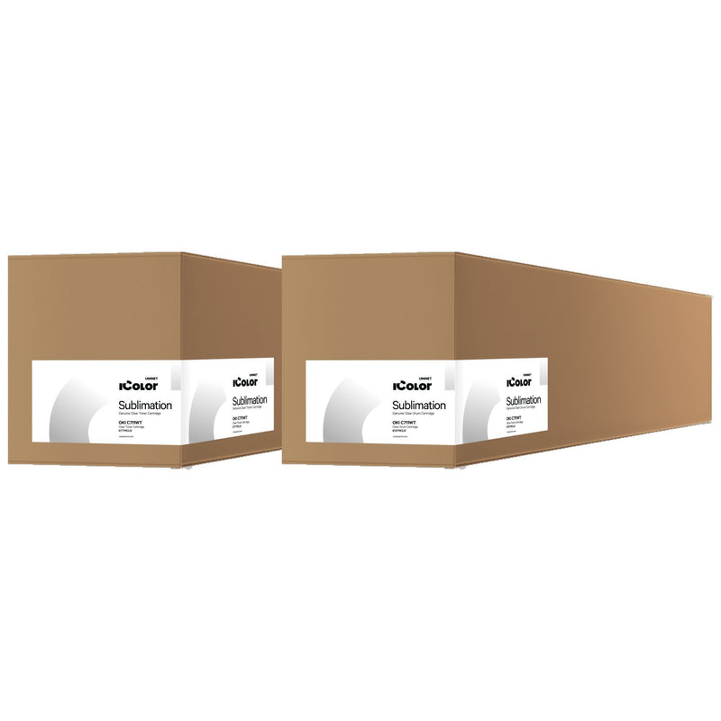 Uninet OKI C711WT Clear Toner & Drum Cartridge Kit Sublimation Bundle UniNET 