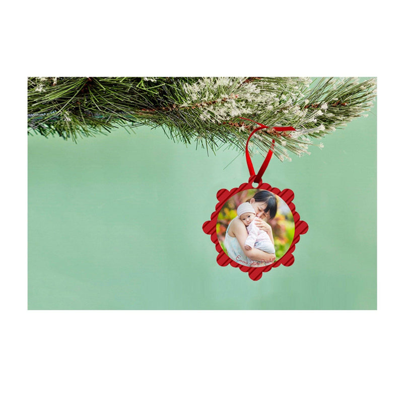 Unisub Creative Border Ornament Blanks - Double-Sided - 4102 - Swing Design