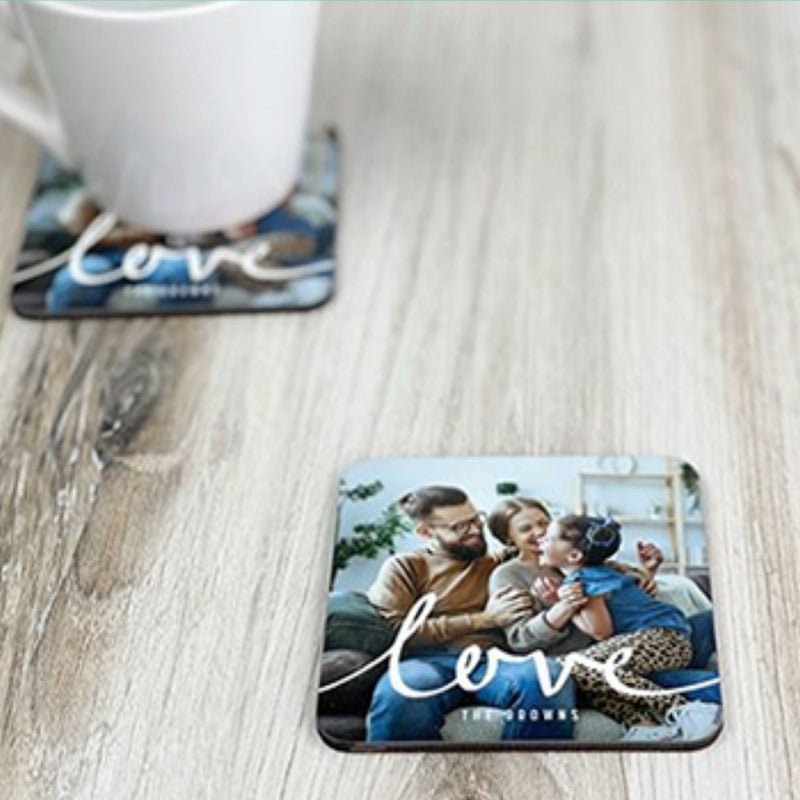 Unisub Sublimation Blank Coasters Square w/ Cork Back 3.78" x 3.78" - 5677 Sublimation Unisub 