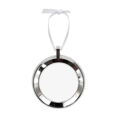 Unisub Sublimation Circle Framed Ornament Blank 2.99" x 3.5" - 492410 Pack - Swing Design2