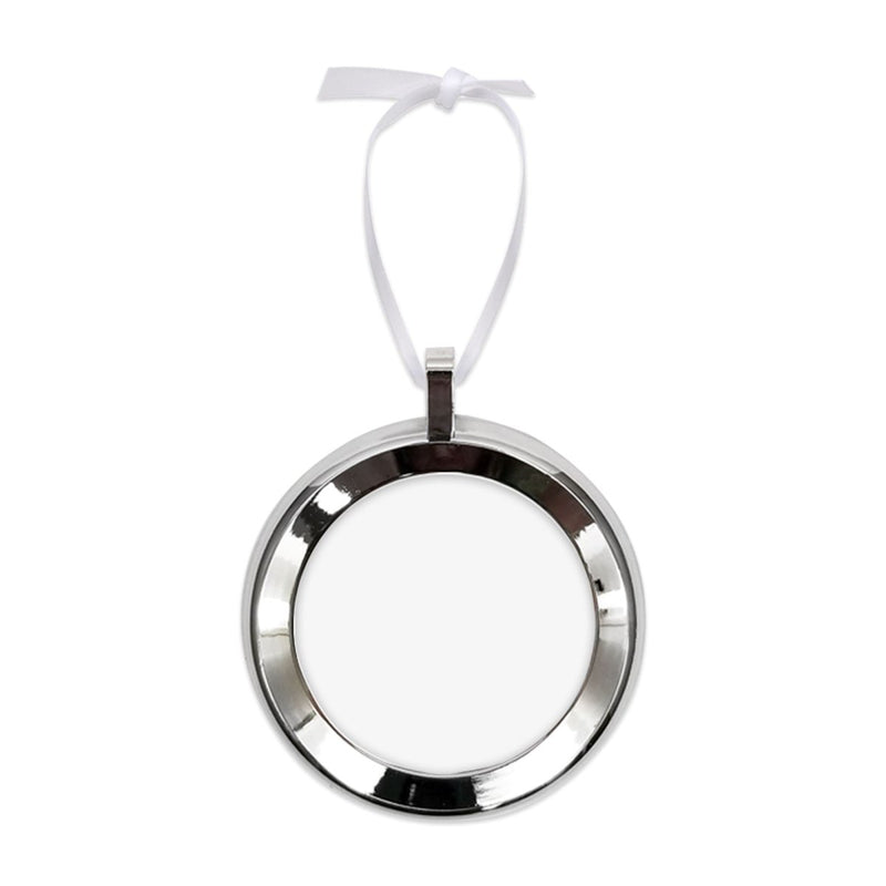 Unisub Sublimation Circle Framed Ornament Blank 2.99" x 3.5" - 492410 Pack - Swing Design2