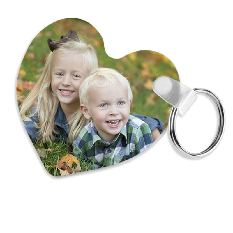 Unisub Sublimation Heart Key Chain Blanks - Double-Sided - 5520 - Swing Design