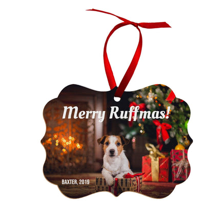 Unisub Sublimation Ornament Blanks - Benelux w/ Ribbon - 4839 - Swing Design