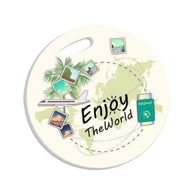 Unisub Sublimation Round Bag Tag Blank 4" - 5507 Sublimation Unisub 