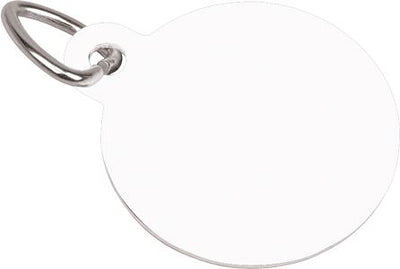 Unisub Sublimation Round Pet Tag Blanks - 2-Sided - 4739 - Swing Design