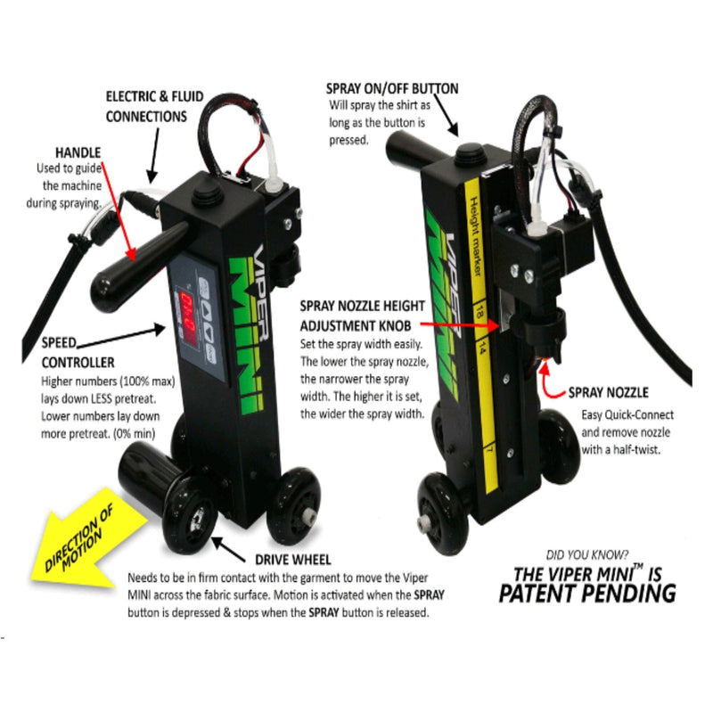 Viper Mini Direct-to-Garment Pretreatment Machine Sublimation Bundle Image Armor 