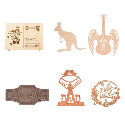 xTool 1/8" Plywood Assorted Sheet Kit - 18 Pieces Laser Engraver xTool 