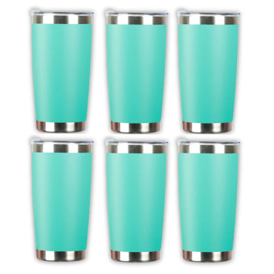 xTool 20oz Mint Stainless Steel Tumbler for Laser Engraving - 6 Pack Laser Engraver xTool 