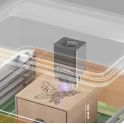 xTool M1 Riser Base with Honeycomb Cutting Panel Laser Engraver xTool 