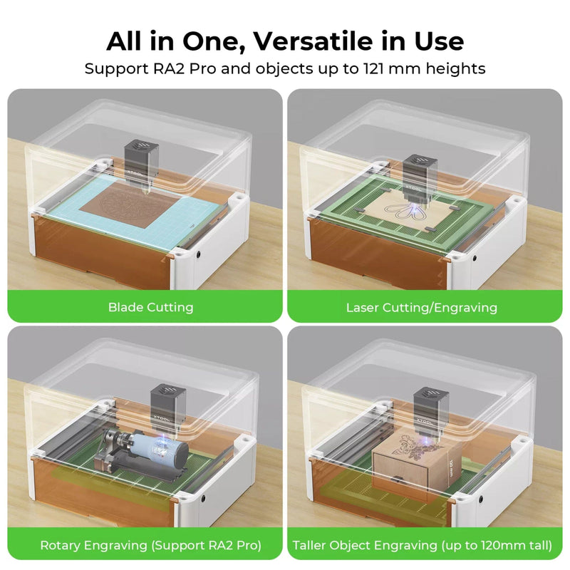xTool M1 Riser Base with Honeycomb Cutting Panel Laser Engraver xTool 