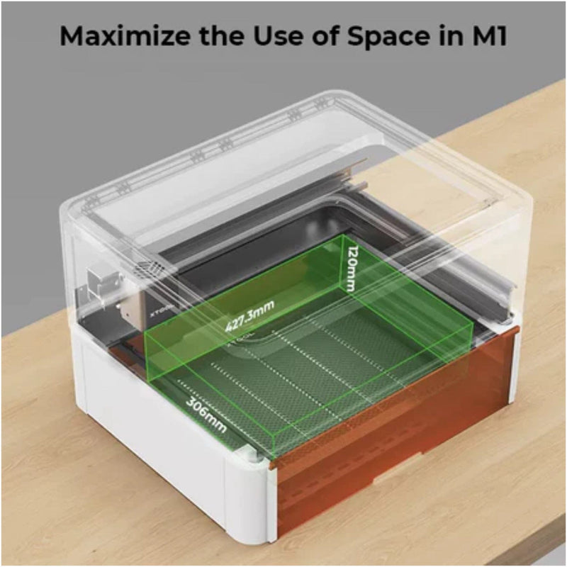 xTool M1 Riser Base with Honeycomb Panel Laser Engraver xTool 